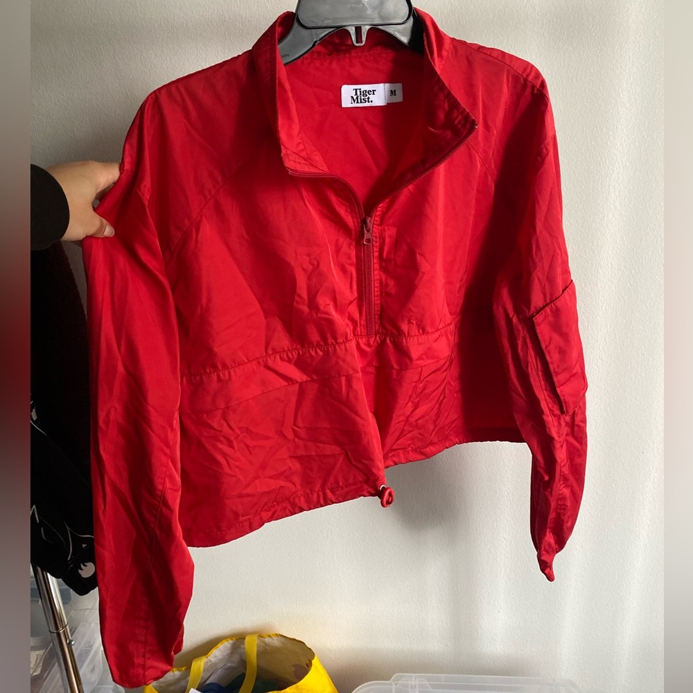 Tiger Mist Red Wind Breaker
